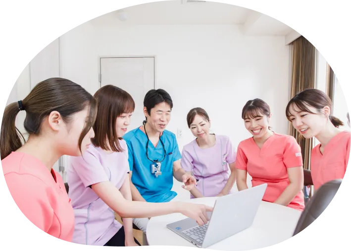 スタッフ全員で支える チーム医療による支援