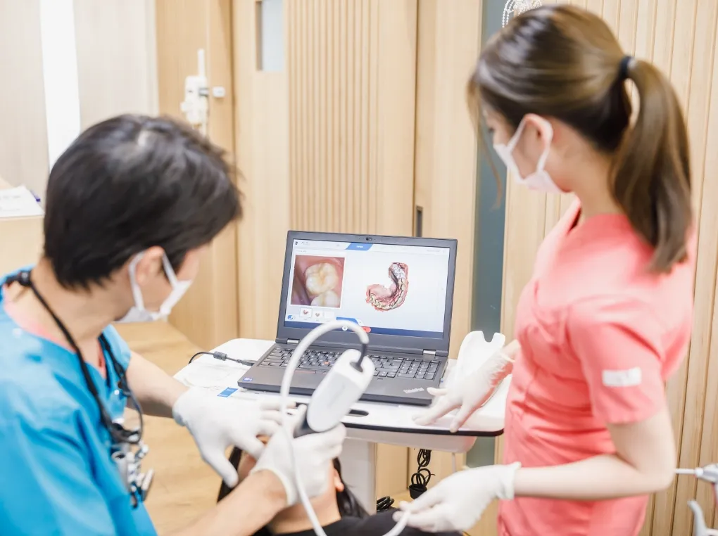 IOS（3D口腔内スキャナー）を用いた精密な診断