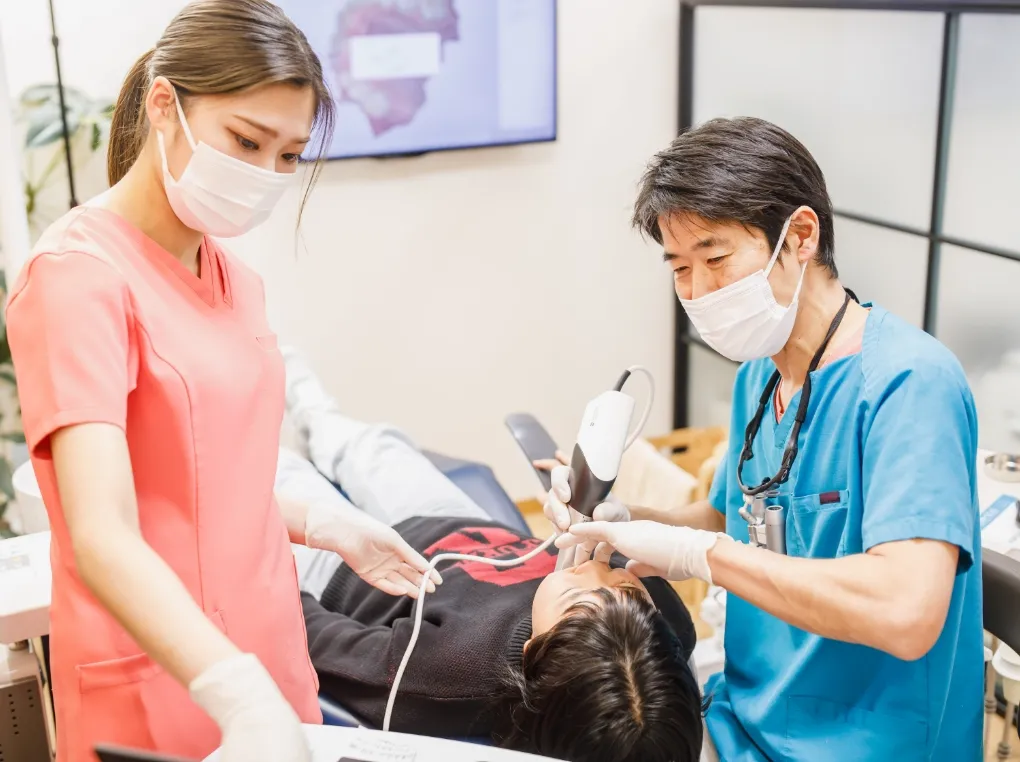 痛みに配慮した、怖くないやさしい治療