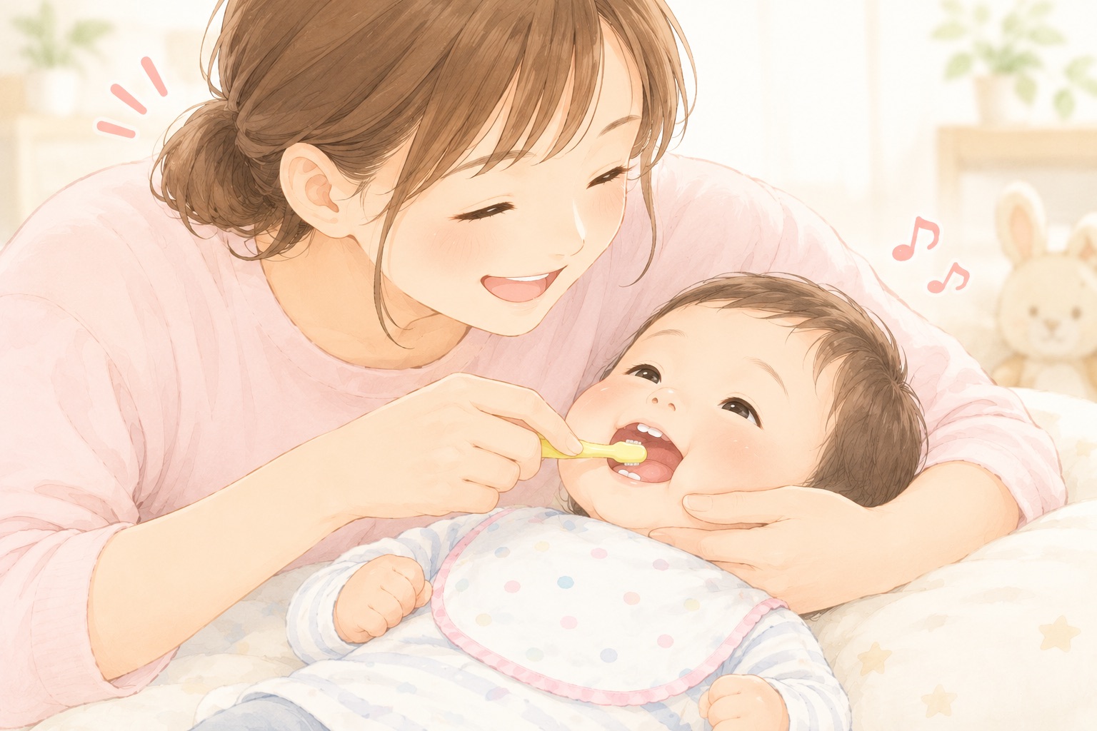 子どもの歯磨きデビューっていつ？歯磨きの仕方は？